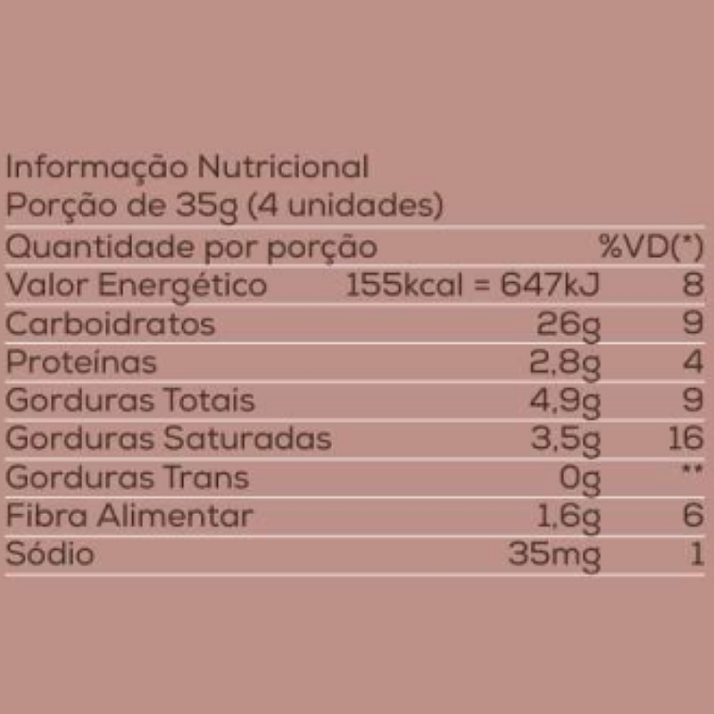 Fibratto Cravo Canela e Chocolate 100g - Crocância e sabor irresistível!