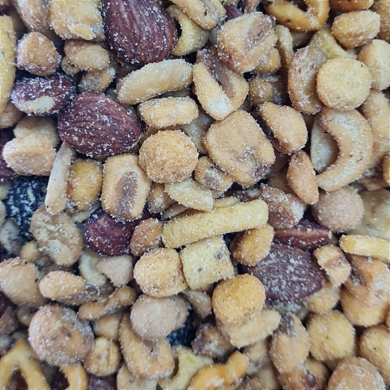 Mix Crispy Mostarda e Mel 100g – Crocância Irresistível com Sabor Perfeito!