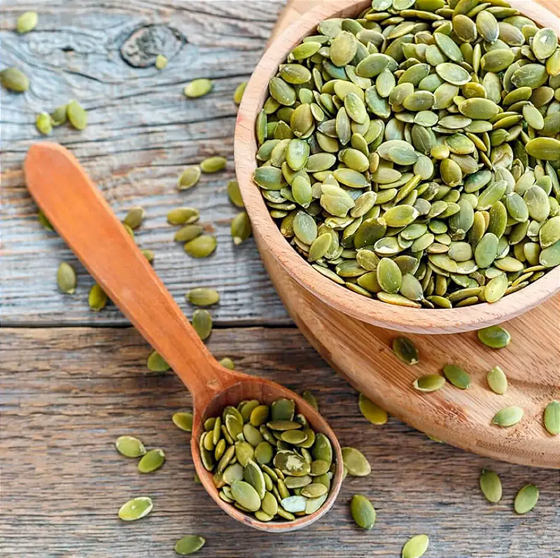 Semente de Abóbora sem Casca 100g – Fonte de Proteína, Fibras e Zinco