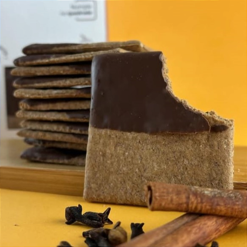 Fibratto Cravo Canela e Chocolate 100g - Crocância e sabor irresistível!