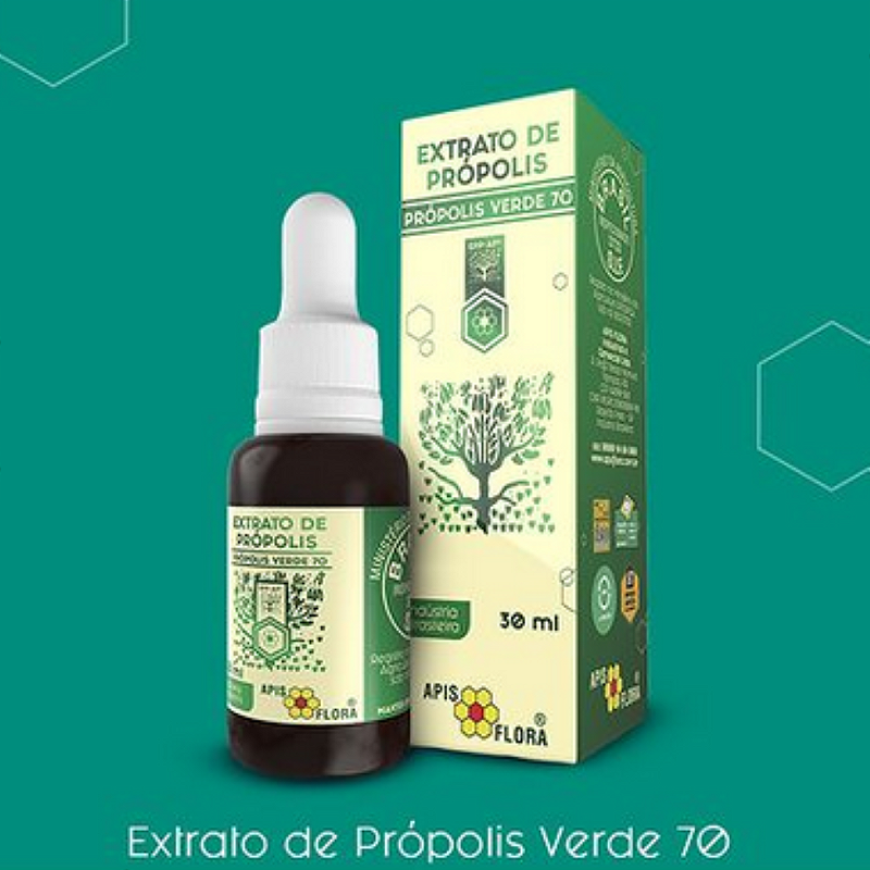 Extrato de Própolis Verde 70 30ml Apis Flora - Potência Extra para Sua Imunidade