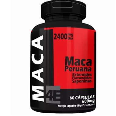 Maca Peruana Vermelha 600mg – 60 Cápsulas – Vitalidade e Energia