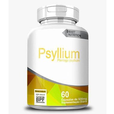 Psyllium 500 mg – 60 Cápsulas – Saúde Digestiva, Saciedade e Equilíbrio Natural
