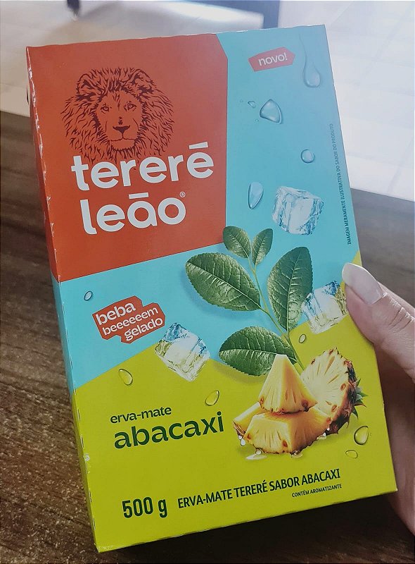 Tereré Erva Mate Sabor Abacaxi 500g - Leão