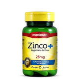 Zinco Quelato 28 mg – 60 Cápsulas – Imunidade, Pele, Cabelo e Energia