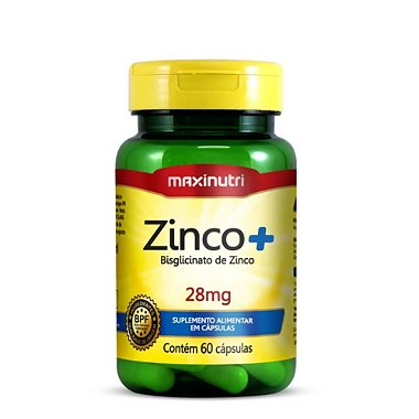 Zinco Quelato 28 mg – 60 Cápsulas – Imunidade, Pele, Cabelo e Energia