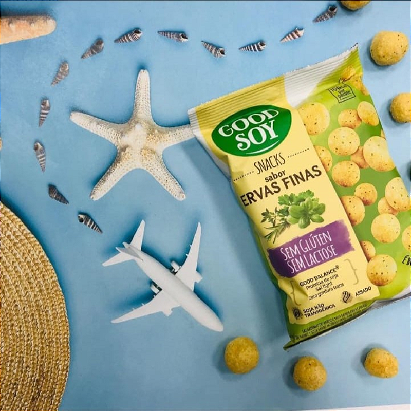 Snack Soja Sabor Ervas Finas 25g - Good Soy: O Lanche Saudável que Você Merece!