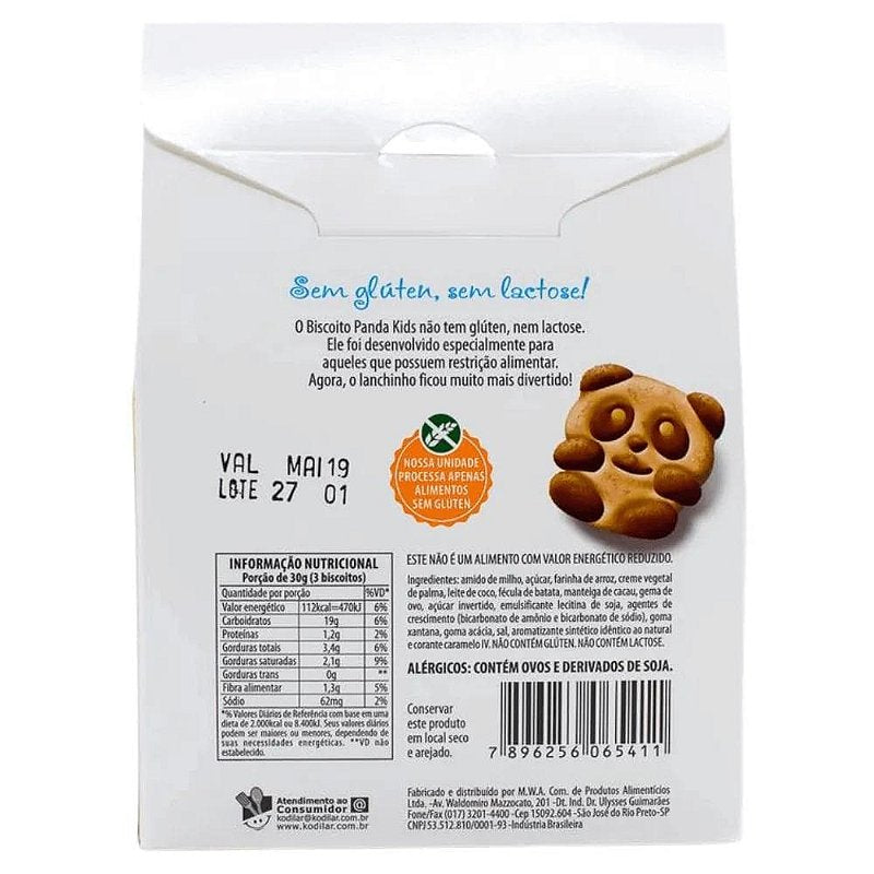 Biscoitos Panda Kids Doce de Leite 100g – O Lanche Saudável e Divertido para Seu Filho!