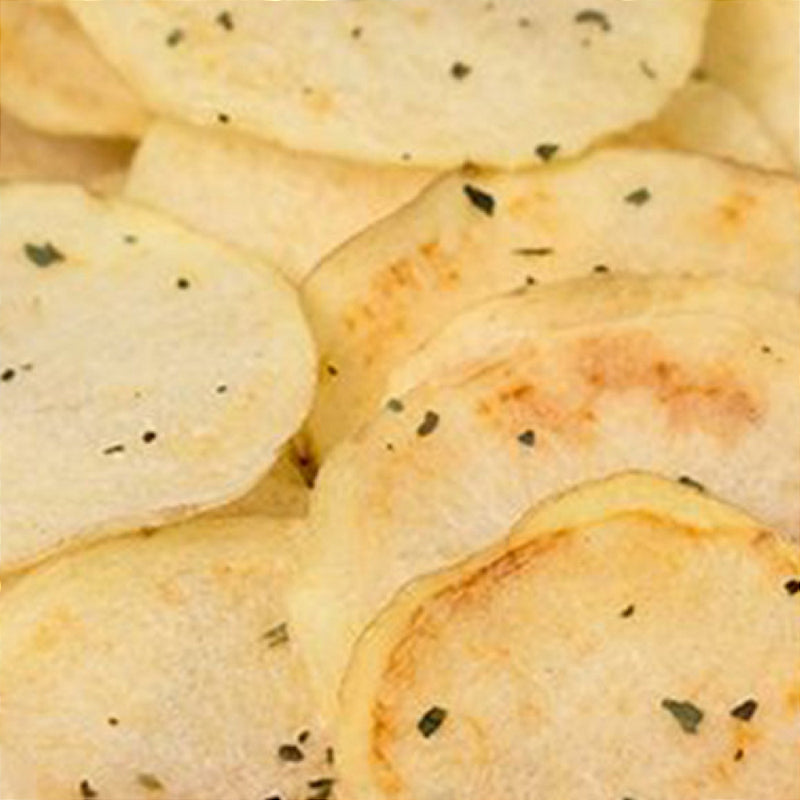 Aipim Chips Cebola e Salsa 100g – Crocância Irresistível com Sabor de Cebola e Salsa!
