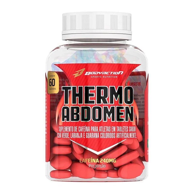 Thermo Abdomen 240 mg – 60 Cápsulas – Termogênico Natural para Emagrecimento