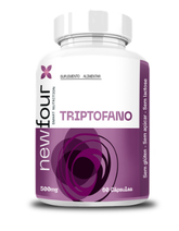Triptofano 500 mg – 60 Cápsulas – Sono Reparador, Relaxamento e Bem-Estar