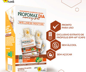 Propomax Dia Morning Shot 10ml – Energia Natural e Imunidade Reforçada para o Seu Dia a Dia!