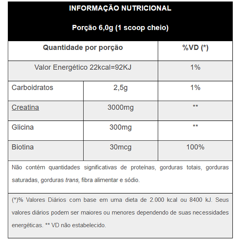 Creatine Double Force 150g - Body Action - Mais Força, Explosão e Resistência nos Treinos!