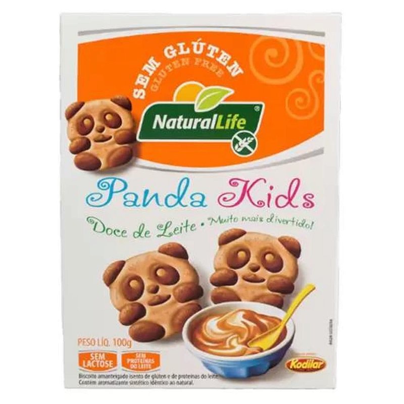 Biscoitos Panda Kids Doce de Leite 100g – O Lanche Saudável e Divertido para Seu Filho!