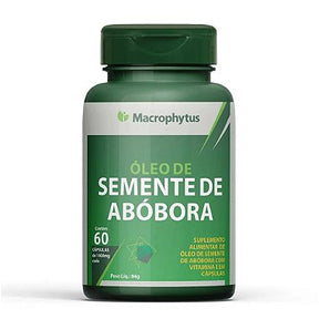 Óleo de Semente de Abóbora 1 400 mg – 60 Cápsulas – Nutrição da Pele, Cabelo e Bem-Estar Geral