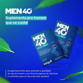Men 40 Protec – 60 Cápsulas – Energia, Libido e Saúde Masculina