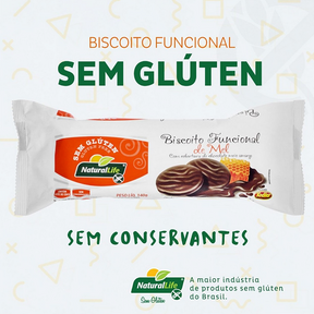 Biscoito Sabor Mel 140g – O Sabor Doce e Saudável que Você Procura!