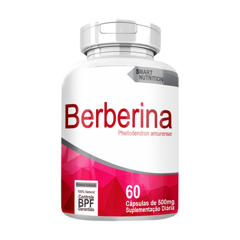 Berberina 500 mg – 60 Cápsulas – Controle de Glicemia, Lipídios e Metabolismo