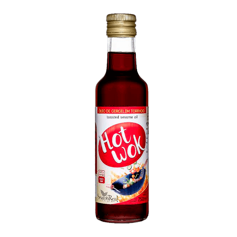 Óleo de Gergelim Torrado 250ml Sésamo Real - Transforme seu sabor e saúde com o toque único do gergelim torrado!