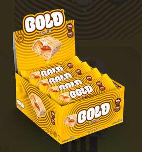 Barra de Proteína sabor Banoffee 60g Bold - Transforme seu treino e sua alimentação!