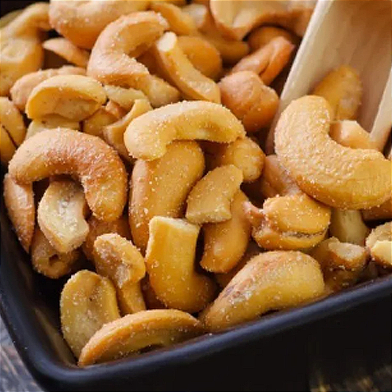 Castanha de Caju Torrada com Sal 100g - O Sabor Irresistível que Transforma Seu Lanche!