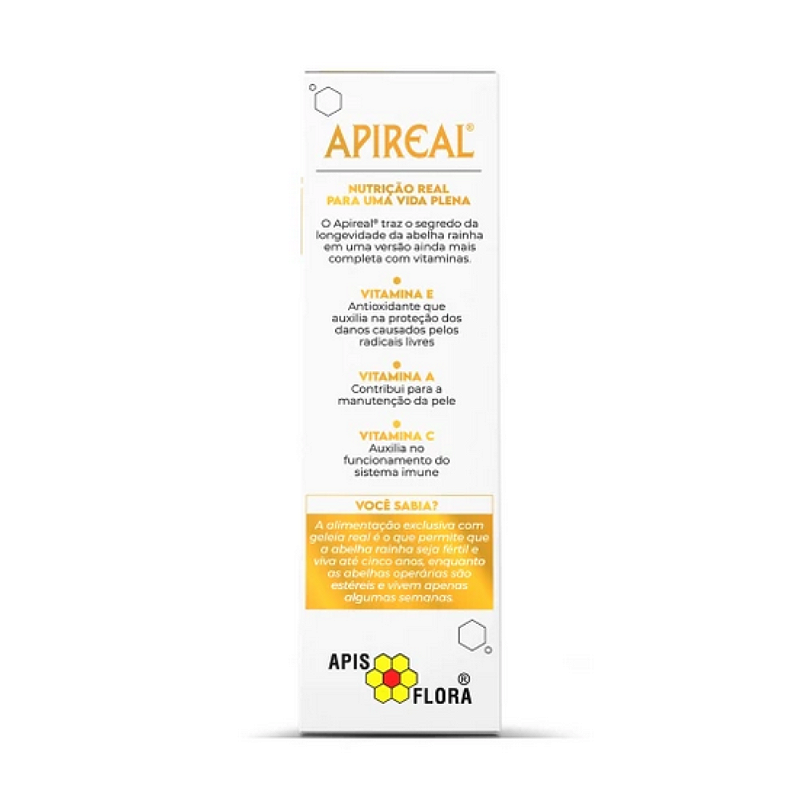 Geleia Real 30 cps - Apis Flora Revitalize seu Corpo e Mente com a Potência da Geleia Real!