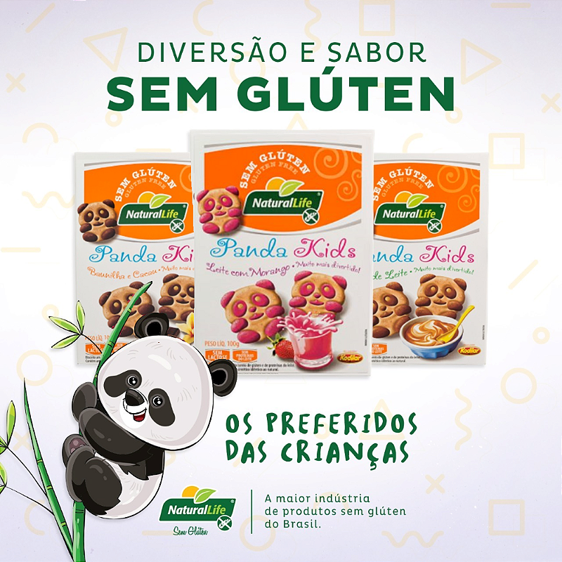 Biscoitos Panda Kids Leite com Morango 100g – O Lanche Saudável e Divertido para Seu Filho!