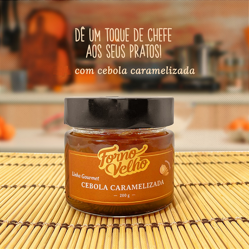Cebola Caramelizada Gourmet 200g - Forno Velho