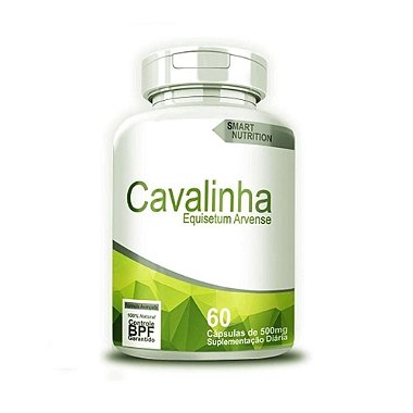 Cavalinha 500 mg – 60 Cápsulas – Conforto Digestivo, Pele, Cabelos e Unhas