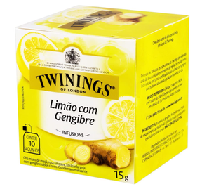 Chá Limão com Gengibre 20g - Twinings | A Infusão Revigorante para os Seus Momentos