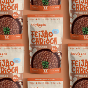 Feijão Carioca Temperado 120g - Holysoup