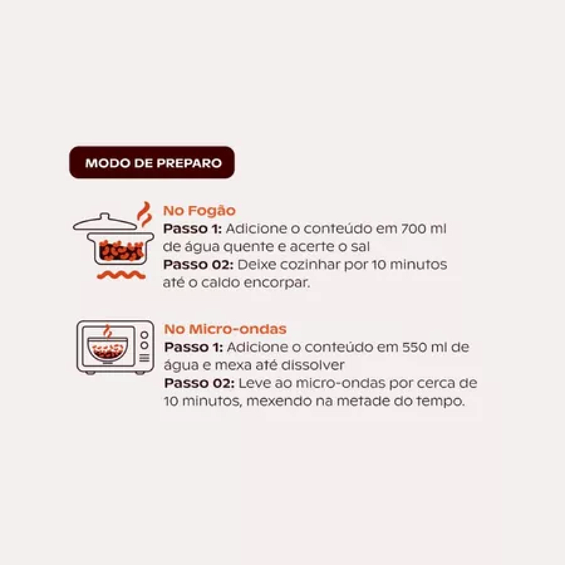 Feijão Carioca Temperado 120g - Holysoup