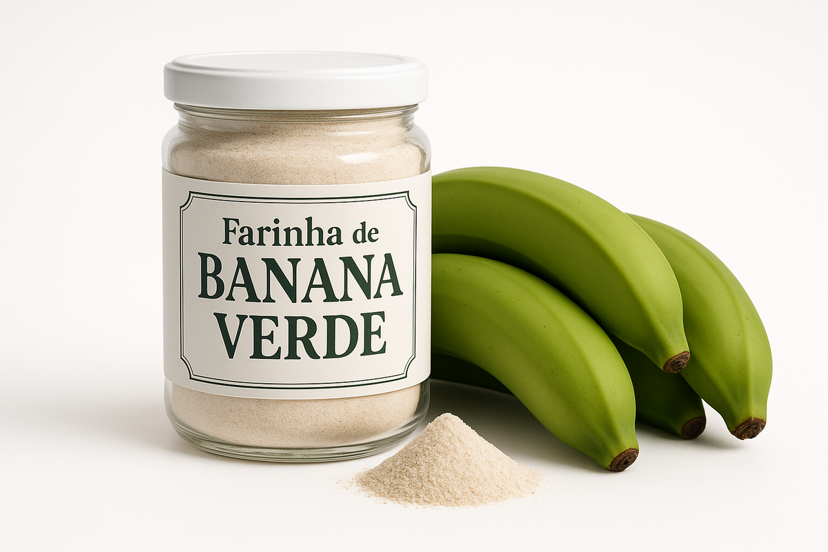 Farinha de Banana Verde 100g – Amido Resistente e Saúde Intestinal